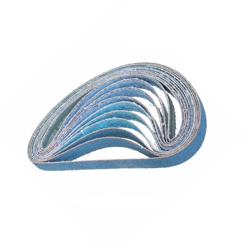 Schleifbänder, Sandstrahlwerkzeuge, 107 Stück, 457 x 13 mm, Schleifbandschleifer, Metall-Schleifband, Körnung 40–120, Polierer, Elektrowerkzeug, Schleifband for Edelstahlwerkzeuge(60) von RUTHYEARS