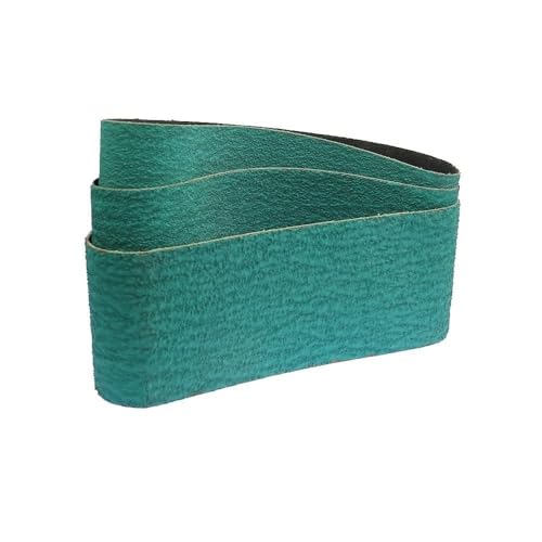 Schleifbänder, Sandstrahlwerkzeuge, 3 Stück 18 x 3 Zoll Schleifmittel M990 Schleifwerkzeug Holz Weichmetall Polieren, 18" x 3" Hartmetall Schleifen(ZA P80) von RUTHYEARS