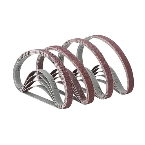 Schleifbänder, Sandstrahlwerkzeuge, 5 Stück 13 x 457 mm Schleifbänder Schleifband Schleifband 40/60/80/120 Körnung for Polieren von Holz und Weichmetall(5pcs Grit 80) von RUTHYEARS