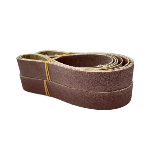 Schleifbänder, Sandstrahlwerkzeuge, 5 Stück 25 x 762 mm Schleifbänder for Polieren von Metall, Holz. 1" x 30" Aluminiumoxid-Schleifband, 25 mm Schleifband, 762 mm Schleifsieb(80#) von RUTHYEARS