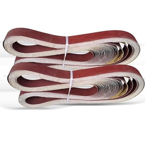Schleifbänder, Sandstrahlwerkzeuge, 5 Stück 50 x 2100 mm Schleifband for Polieren von Metall, 2100 x 50 mm Schleifband, 2 Zoll Schleifband, Nass-Trocken, Dual-Use, P36-1000, Mix-Pack.(5PC P600) von RUTHYEARS