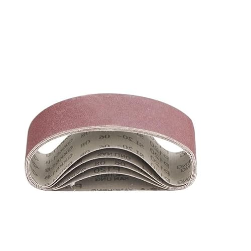Schleifbänder, Sandstrahlwerkzeuge, 5 Stück 65 x 410 mm Schleifbänder for Polierwerkzeug Schleifer Aufsatz Schleifer Polierer Elektrowerkzeug Zubehör Bandschleifer(5pcs Grit 120) von RUTHYEARS