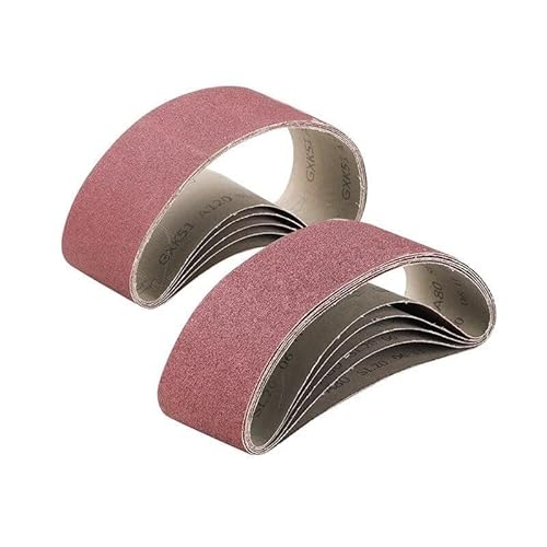 Schleifbänder, Sandstrahlwerkzeuge, 5 Stück 75 x 533 mm Schleifbänder Schleiffeilenband-Set Schleifwerkzeuge Zubehör 40/60/80/120 Körnung(5pcs Grit 60) von RUTHYEARS