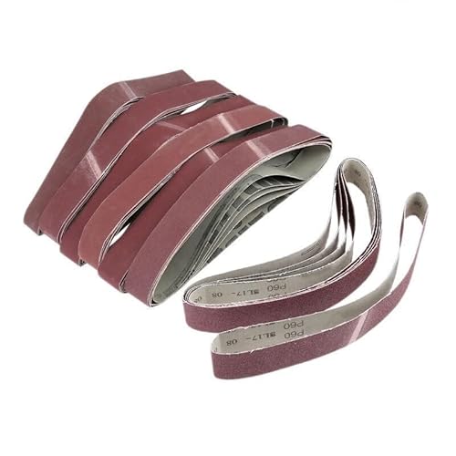 Schleifbänder, Sandstrahlwerkzeuge, 5-teiliges Aluminiumoxid-Schleifband, 760 x 40 mm, Schleifpolierschleifbänder, Schleifpapier for Bandschleifer, Körnung 60–800(Grit 800) von RUTHYEARS
