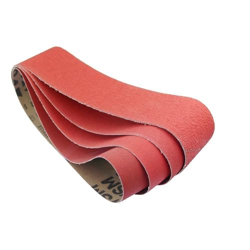 Schleifbänder, Sandstrahlwerkzeuge, VSM XK850X Keramik-Schleifbänder for Schleifen von superhartem Metall, 4 Stück(P80,2000x50mm) von RUTHYEARS