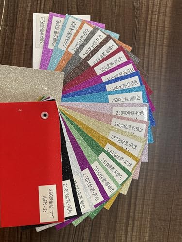 A4 Glitzer-Karton, 20 Bögen in 20 verschiedenen Farben, abriebfester Karton für Cricut, glänzendes Papier für Kartenherstellung, Bastelarbeiten, Scrapbooking und DIY-Projekte, 250 g/m² A4 Glitzer-Karton, 20 Bögen in 20 verschiedenen Farben, abriebfester Karton für Cricut, glänzendes Papier für Kartenherstellung, Bastelarbeiten, Scrapbooking und DIY-Projekte, 250 g/m² von RUUKON
