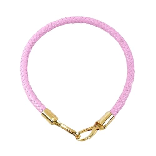 Geflochtener Taschengurt 2 Stück Ledergriffe aus gewebtem Seil, Metallschnallen, for Handtaschen, Schultertaschen, Riemen, DIY-Ersatztaschenzubehör(Color 13,60cm) von RUWLFE