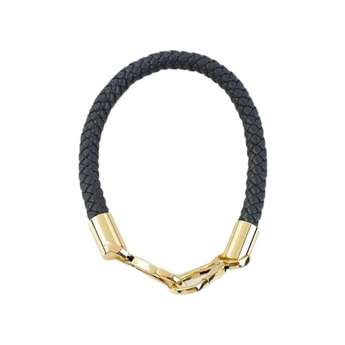 Geflochtener Taschengurt 2 Stück Ledergriffe aus gewebtem Seil, Metallschnallen, for Handtaschen, Schultertaschen, Riemen, DIY-Ersatztaschenzubehör(Color 17,50cm) von RUWLFE