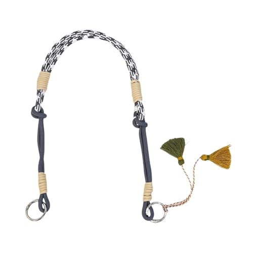 RUWLFE Geflochtener Taschengurt 2 Stück Verstellbarer Nylon-Taschengurt, multifunktionaler, einfacher Gurt for Damen-Einkaufstaschen-Schultergurt(Color 6) von RUWLFE