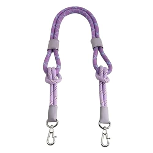 RUWLFE Geflochtener Taschengurt 3 Pcs Tasche Strap Braid Strap Seil 78cm Schulter Gurt Handtasche Ersatz Geflochtene Griffe(Purple) von RUWLFE