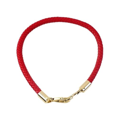 RUWLFE Geflochtener Taschengurt 4 Stück 30–60 cm Bunte Taschengurte aus PU-Leder for Handtaschengriffe, Goldfarbene Kettenschnalle, Webriemen, DIY-Taschenzubehör(Color 6,60cm) von RUWLFE