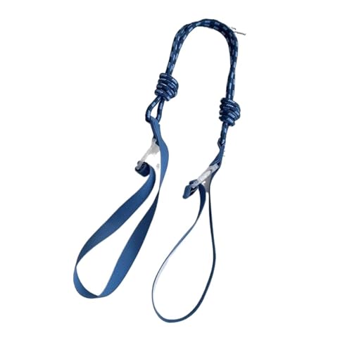 RUWLFE Geflochtener Taschengurt 4 Stück gestrickter Kleiner Taschengürtel, Nylonband, Handgelenktasche, bunt, mit Zugknopf, Schultergurt(Color 9-126cm) von RUWLFE
