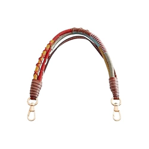 RUWLFE Geflochtener Taschengurt Leder Ersatz Taschengurt Tasche Gewebter Schultergurt DIY Taschenzubehör(Mix Color) von RUWLFE