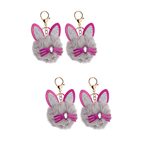 4 PCs Pompom Kette Key Cartoon Geschenk Keyring Stuff -Puppe Schöne Rückenbalken Dekorative Füllstoff Charme für Partyspielzeug kreative Geschenke Mädchen Tasche Keychain Accessoires Keys Car Yellow 4 PCs Pompom Kette Key Cartoon Geschenk Keyring Stuff -Puppe Schöne Rückenbalken Dekorative Füllstoff Charme für Partyspielzeug kreative Geschenke Mädchen Tasche Keychain Accessoires Keys Car Yellow von RVHAOODI