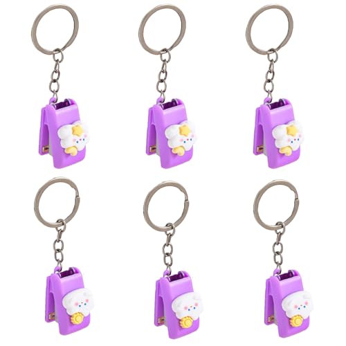 6 PCs/Set kleiner Hefter -Cartoon -Hefter Schlüsselbindungsmaschine Schlüsselbindungshilfe von RVHAOODI