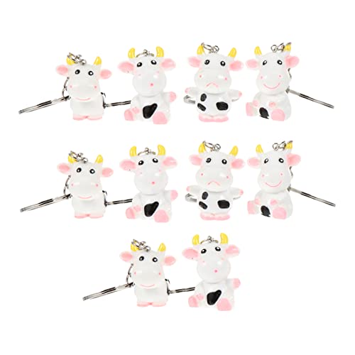 RVHAOODI 10pcs niedliche Cartoon Kuhschlüsselketten Kuhbeutel Anhänger Auto Ornamente Langlebige Schlüsselringe für Thanksgiving Halloween Weihnachtsgeburtstage RVHAOODI 10pcs niedliche Cartoon Kuhschlüsselketten Kuhbeutel Anhänger Auto Ornamente Langlebige Schlüsselringe für Thanksgiving Halloween Weihnachtsgeburtstage von RVHAOODI