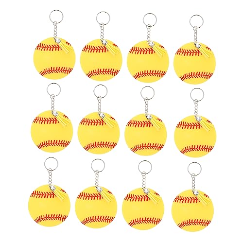 RVHAOODI 12 Sets Baseball Schlüsselbeinbetreuung Charms Keychain Car Key Key Hanging Dekoration Softballhandschuhe Schlüsselanhänger Herrenspieler rundes Acryl weißes Kind Souvenir RVHAOODI 12 Sets Baseball Schlüsselbeinbetreuung Charms Keychain Car Key Key Hanging Dekoration Softballhandschuhe Schlüsselanhänger Herrenspieler rundes Acryl weißes Kind Souvenir von RVHAOODI