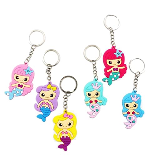 RVHAOODI 12pcs mermaid keychains silicon Schlüsselringe für Mädchen Jungen Neuheit Party Gefälligkeiten für Weihnachten Geburtstag Zuhause Schlüsselbund RVHAOODI 12pcs mermaid keychains silicon Schlüsselringe für Mädchen Jungen Neuheit Party Gefälligkeiten für Weihnachten Geburtstag Zuhause Schlüsselbund von RVHAOODI