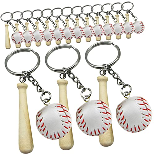 RVHAOODI 16PCS Baseball Schlüsselanhänger Sportthema Schlüsselringe für Jungen Party bevorzugt Sportanhänger Leichtes Design für das Schlüsselmanagement RVHAOODI 16PCS Baseball Schlüsselanhänger Sportthema Schlüsselringe für Jungen Party bevorzugt Sportanhänger Leichtes Design für das Schlüsselmanagement von RVHAOODI