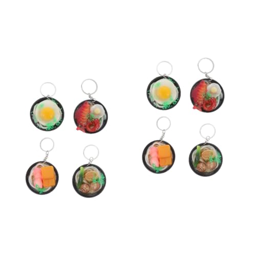 RVHAOODI 2Sets Cute Ramen Keychain Keyring -Ketten Plüschschlüsselring für Dekor 4pcs*2 RVHAOODI 2Sets Cute Ramen Keychain Keyring -Ketten Plüschschlüsselring für Dekor 4pcs*2 von RVHAOODI