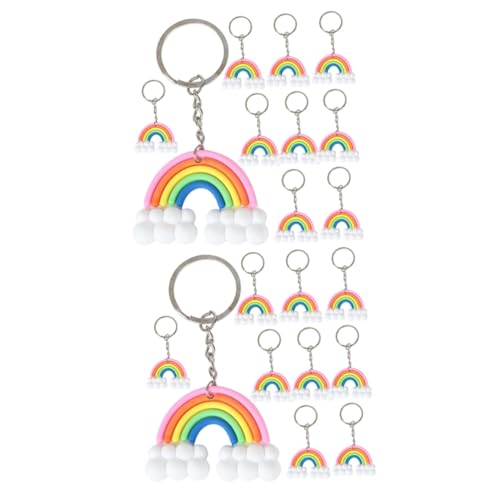 RVHAOODI 2Sets Einzigartiger Cartoon Regenbogen Schlüsselbund Silikonschlüsselring für Geburtstagsgeschenke 10pcs*2 RVHAOODI 2Sets Einzigartiger Cartoon Regenbogen Schlüsselbund Silikonschlüsselring für Geburtstagsgeschenke 10pcs*2 von RVHAOODI