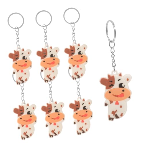 RVHAOODI 3Sets Cartoon Cow Keychains Schlüsselhalter Plüschschlüsselring kreative dekorative 10pcs*3 RVHAOODI 3Sets Cartoon Cow Keychains Schlüsselhalter Plüschschlüsselring kreative dekorative 10pcs*3 von RVHAOODI