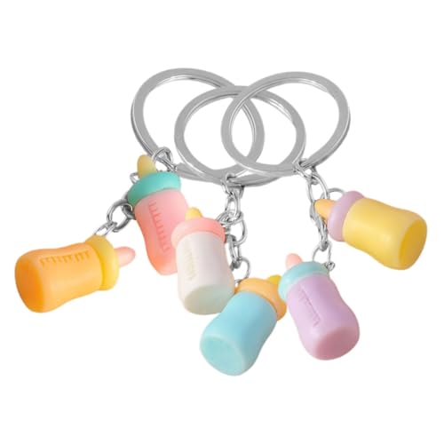 RVHAOODI 3pcs niedliche Milchflaschenschlüsselkettenanhänger empfindliche Tasche Hanging Charms Schlüsselringe für Taufe Party Souvenirs kompaktes stilvolles Design RVHAOODI 3pcs niedliche Milchflaschenschlüsselkettenanhänger empfindliche Tasche Hanging Charms Schlüsselringe für Taufe Party Souvenirs kompaktes stilvolles Design von RVHAOODI