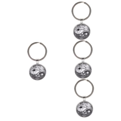 RVHAOODI 4pcs Bag Charms Schlüsselbund Anhänger Anhänger Schlüsselhalter Ring dekorativ für Brieftasche einzigartige Gegenwart RVHAOODI 4pcs Bag Charms Schlüsselbund Anhänger Anhänger Schlüsselhalter Ring dekorativ für Brieftasche einzigartige Gegenwart von RVHAOODI