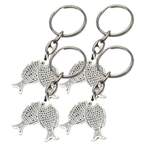 RVHAOODI 4pcs Fischschlüsselkette niedlicher Seetiere Key Ring Rucksack Hanging Charme Anhänger für Strand Geburtstagsfeier Vorstellungen Vorräte RVHAOODI 4pcs Fischschlüsselkette niedlicher Seetiere Key Ring Rucksack Hanging Charme Anhänger für Strand Geburtstagsfeier Vorstellungen Vorräte von RVHAOODI