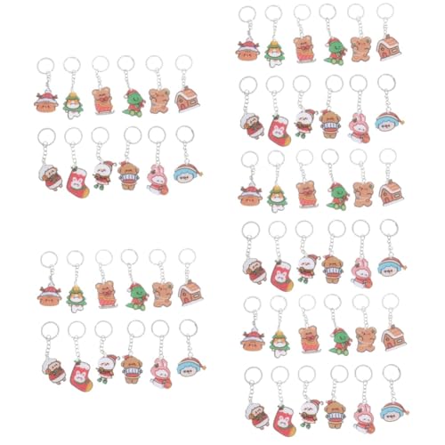 RVHAOODI 60 PCs Schlüsselkette Weihnachtsfeier Keychain Bag Dekoration Schlüsselanhänger Weihnachten Keychain Santa Accessoires Weihnachten Acrylschlüsselketten -Cartoon Keychain -Auto RVHAOODI 60 PCs Schlüsselkette Weihnachtsfeier Keychain Bag Dekoration Schlüsselanhänger Weihnachten Keychain Santa Accessoires Weihnachten Acrylschlüsselketten -Cartoon Keychain -Auto von RVHAOODI