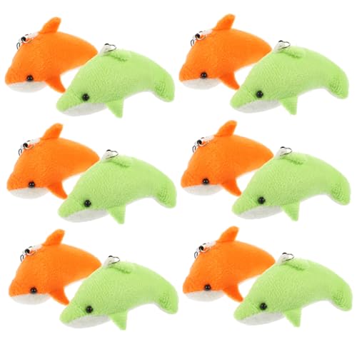 RVHAOODI Einzigartiges Formgestaltung Delphin -Orament 12pcs Plüschschlüsselketten dekorativem gefüllter Delphin für Schlüsselbund RVHAOODI Einzigartiges Formgestaltung Delphin -Orament 12pcs Plüschschlüsselketten dekorativem gefüllter Delphin für Schlüsselbund von RVHAOODI