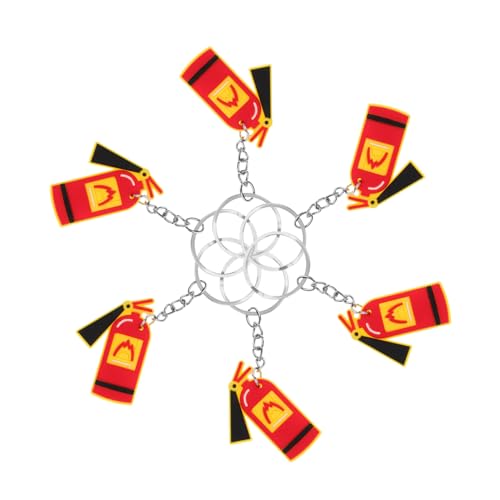 RVHAOODI Feuerwehrmann Schlüsselbund Anhänger löscher Keychain für Taschenversuche einzigartige Party -Dekoration Chic für Feuerwehrmänner und Enthusiasten RVHAOODI Feuerwehrmann Schlüsselbund Anhänger löscher Keychain für Taschenversuche einzigartige Party -Dekoration Chic für Feuerwehrmänner und Enthusiasten von RVHAOODI