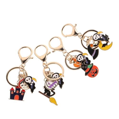 RVHAOODI Halloween -Schlüsselanhänger Set 4pcs Cartoon Ghost Keychains Soft Plüsch Charm Gepäck Keyring Anhänger Dekor Dekor RVHAOODI Halloween -Schlüsselanhänger Set 4pcs Cartoon Ghost Keychains Soft Plüsch Charm Gepäck Keyring Anhänger Dekor Dekor von RVHAOODI