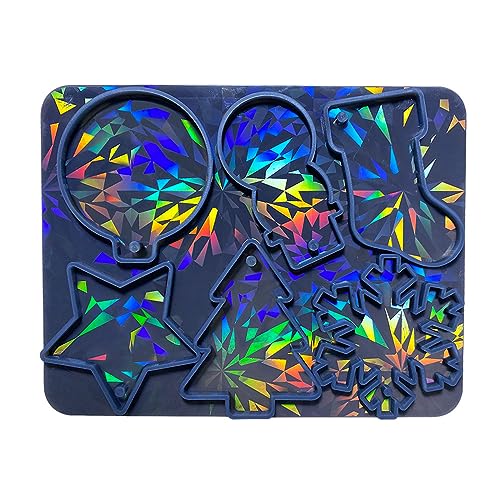 Silikon Schneeflocke Formen leichte Weihnachtsbaumform Epoxidharz Gussform Schimmelpilzhänne Anhängerpendel Formen Silikon Schneeflocke Formen leichte Weihnachtsbaumform Epoxidharz Gussform Schimmelpilzhänne Anhängerpendel Formen von RVHAOODI