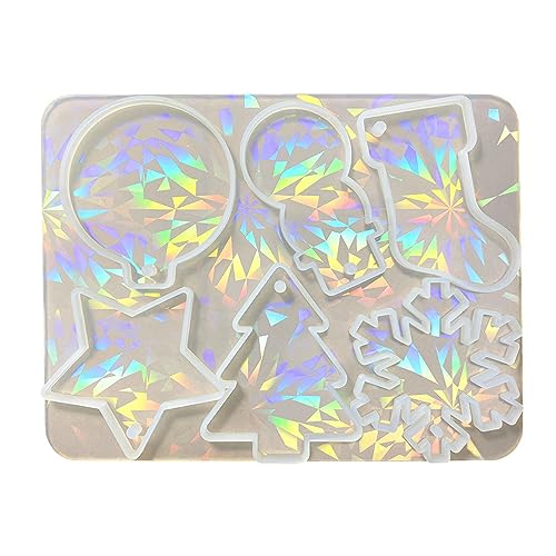 Silikon Schneeflocke Formen leichte Weihnachtsbaumform Epoxidharz Gussform Schimmelpilzhänne Anhängerpendel Formen Silikon Schneeflocke Formen leichte Weihnachtsbaumform Epoxidharz Gussform Schimmelpilzhänne Anhängerpendel Formen von RVHAOODI