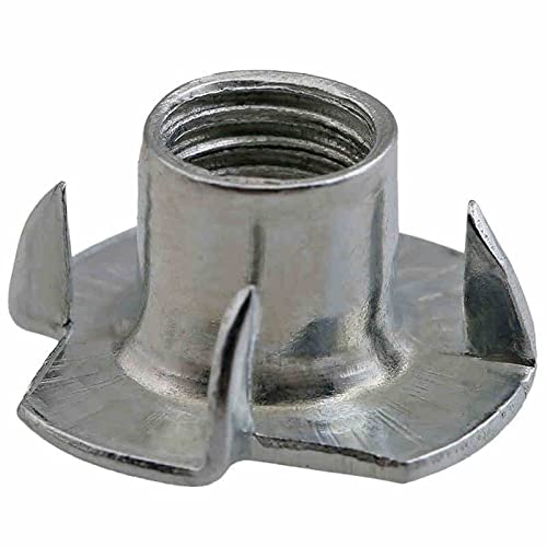 T-Nutenstein, T-Nutensteinschrauben, 50 Stück M3 bis M12, verzinkte Vierkrallenmutter, Lautsprechermutter, T-Nut, blinde T-Nut, Hammerkopf for Möbelbeschläge(M12) von RVJCMCDC