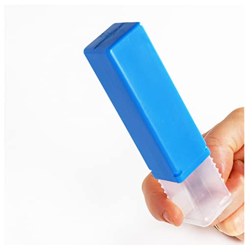 15 Plastik Verpackungs-Hülse für Bohrer, Fräser 20x20x200-350 mm Hülsen *Blau* von RVK TEC-PRODUCTS