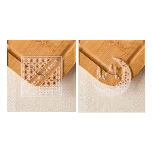Ausstechform aus Acryl, Keksstempel, Mondschloss-Muster, Keksausstecher, Fondant-Kuchenform, Gebäckform, Backwerkzeug, Keksausstecher von RWAJZAX