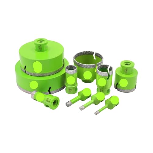 1/2 Stücke Diamant Bohrer Core Bit Dia6-150mm Keramik Fliesen Granit Marmor Stein M14 Gewinde Trocken Bohren Cutter Loch Säge(130mm) von RWFRKABNK