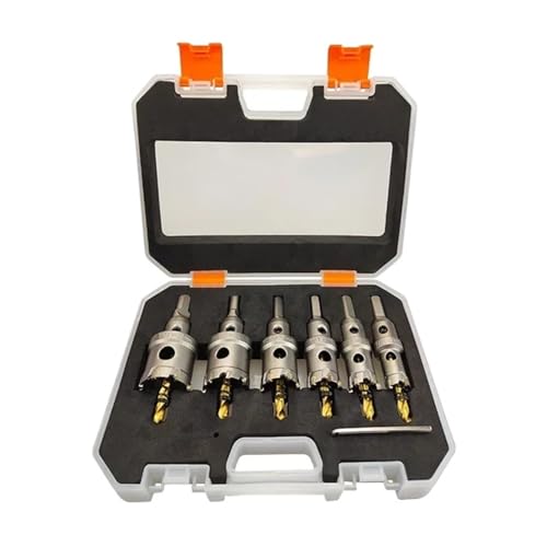 6 Stücke 16-32mm Bohrkrone For Edelstahl TCT Lochsäge Set Wolframkarbid-bohrer For Metalllegierung Eisen 6 Stücke 16-32mm Bohrkrone For Edelstahl TCT Lochsäge Set Wolframkarbid-bohrer For Metalllegierung Eisen von RWFRKABNK