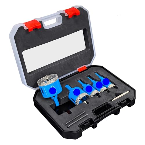 8-teiliges Diamantbohrer-Set, 6–45 Mm, Lochsäge For Keramikfliesen Mit Positionsbohrer For Glas, Marmor, Granit, Stein, Porzellan 8-teiliges Diamantbohrer-Set, 6–45 Mm, Lochsäge For Keramikfliesen Mit Positionsbohrer For Glas, Marmor, Granit, Stein, Porzellan von RWFRKABNK