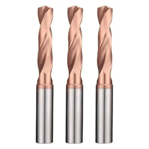 Hartmetallbohrer, Beschichtet, Innenkühlung, 3 X D, 5 X D, 3–16, Effizientes CNC-Bohrwerkzeug, Durchgangsloch, Parallelschaft, Metall, Wolfram, Stahl(3.4) von RWFRKABNK