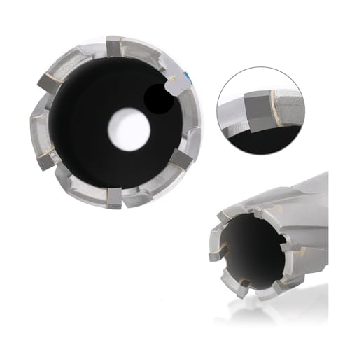 Kompatibilität For HAMPTON TCT-Hohlbohrer, TiCN-Beschichtung, Lochsägenschneider, 12–32 Mm X 35 Mm, Weldon-Schaft, Hartmetall-Ringschneider, Metalllochbohrer(16x35mm) von RWFRKABNK