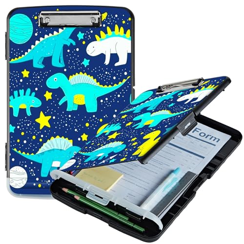 RWUTYTIUL Blauer Baby-Drachen-A4-Klemmbrett mit Stifthalter, Klemmbrett-Organizer, Still-Klemmbrett, faltbarer Aktenordner, Kunststoff-Klemmbrett, Folio-Clipboard für Büro, Studenten, Klassenzimmer RWUTYTIUL Blauer Baby-Drachen-A4-Klemmbrett mit Stifthalter, Klemmbrett-Organizer, Still-Klemmbrett, faltbarer Aktenordner, Kunststoff-Klemmbrett, Folio-Clipboard für Büro, Studenten, Klassenzimmer von RWUTYTIUL
