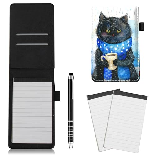RWUTYTIUL Pocket Notebook 8,6 cm x 14 cm mit Stift 2 Stück Memo-Buch, Pocket Notizblock für Schulbeamter Detektiv Privatdetektiv Privatdetektiv Kellnerin Studen Reise Feld Arbeit Server Notizblöcke RWUTYTIUL Pocket Notebook 8,6 cm x 14 cm mit Stift 2 Stück Memo-Buch, Pocket Notizblock für Schulbeamter Detektiv Privatdetektiv Privatdetektiv Kellnerin Studen Reise Feld Arbeit Server Notizblöcke von RWUTYTIUL
