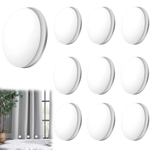 RXKFIGX 10 Paar Duschvorhang Gewichte Magnetische, Wasserdicht Vorhang Gewichte Runde Magnetische Vorhang Gewichte,Vorhang Beschwerer Outdoor, für Gardinen,Tischdecken,Duschvorhänge von RXKFIGX
