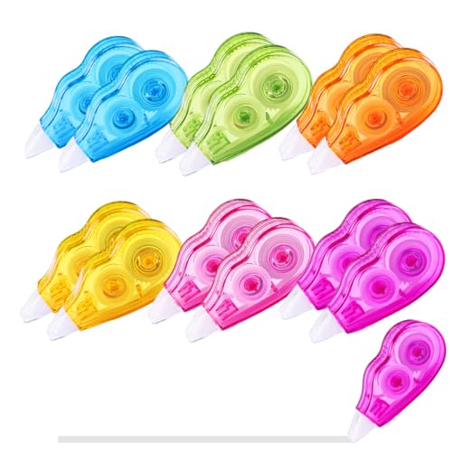 RYAN Korrekturroller 12 Stück Mini Korrekturmaus Roller Set Correction Tape Mini Kompakt Korrekturband für Studenten Büro Schule RYAN Korrekturroller 12 Stück Mini Korrekturmaus Roller Set Correction Tape Mini Kompakt Korrekturband für Studenten Büro Schule von RYAN