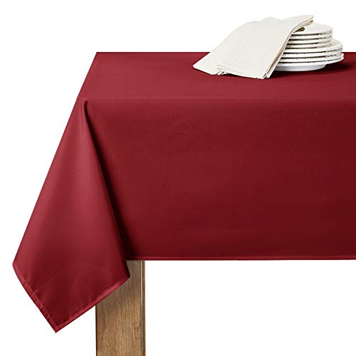 RYB HOME Tischdecke Abwaschbar 1 Stück H 240 x B 140 cm Rote Weihnachten Tischtuch Geburtstag Feier Tischwäsche Schmutzabweisend Wasserabweisend Eickig RYB HOME Tischdecke Abwaschbar 1 Stück H 240 x B 140 cm Rote Weihnachten Tischtuch Geburtstag Feier Tischwäsche Schmutzabweisend Wasserabweisend Eickig von RYB HOME