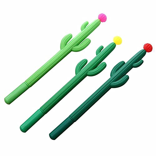 RYGRZJ 5PCS Kaktus Gel Stift 0,5mm Schwarz Tinte Cartoon Kugelschreiber Nette Schreibwaren Liefert Büro Griff Kreative Schule Und neuartige RYGRZJ 5PCS Kaktus Gel Stift 0,5mm Schwarz Tinte Cartoon Kugelschreiber Nette Schreibwaren Liefert Büro Griff Kreative Schule Und neuartige von RYGRZJ