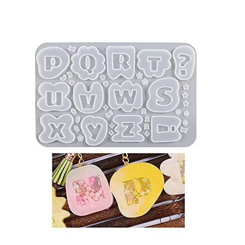 RYGRZJ Buchstabe A bis Z Form Alphabet Treibsand Shaker Silikonformen Epoxidharz Formen Schmuckherstellung Zubehör Zubehör Zubehör RYGRZJ Buchstabe A bis Z Form Alphabet Treibsand Shaker Silikonformen Epoxidharz Formen Schmuckherstellung Zubehör Zubehör Zubehör von RYGRZJ